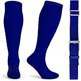 JASGOOD Baseball Socks and Belt Combo Set Softball Socks Youth Grip Soccer Socks for Adult Non-Slip Football Sport Sock