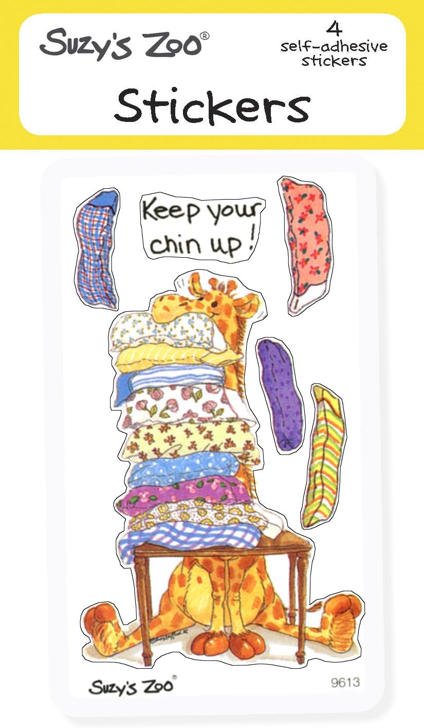 Scrapbooking Papierkunst Suzy S Zoo Stickers 4 Pack Keep Your Chin Up Luxclusif Com