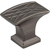 Jeffrey Alexander 535L-BNBDL Aberdeen 1-1/2" L Lined Cabinet Knob in Brushed Pewter