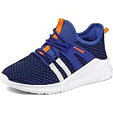 RUNSIDE Boys Girls Tennis Shoes Kids Lightweight Breathable Sneakers Lace-up Running Athletic Shoes for Toddler/Little Kid/Big Kid