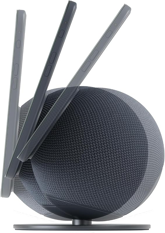 Supporto regolabile Amazon | Progettato per Amazon Echo Show 8 e 11 (modelli 2025, venduti separatamente) | Grafite