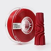 R3D High Speed PLA Pro Filament 1.75mm 1KG, 3D Printer Filament for 30-600 mm/s High-Speed Printing, Dimensional Accuracy +/- 0.02 mm, Plastic Spool, Compatible with AMS (Red)