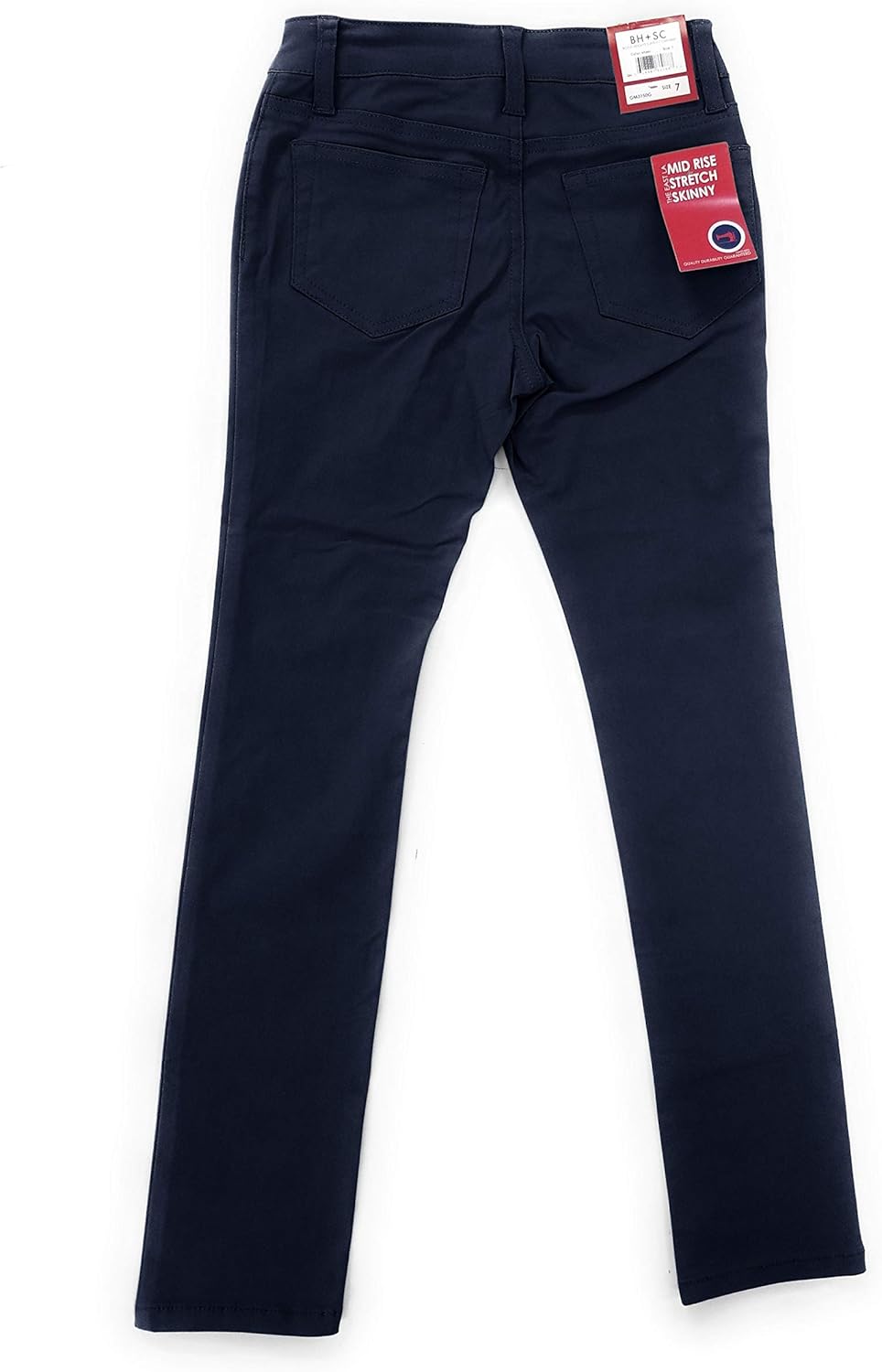 skinny navy blue uniform pants for juniors