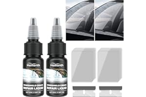 warmow 2PCS Upgrade Windshield Crack Repair Kit, 2024 New Windshield Crack Repair Fluid Window Automotive Windscreen Tool, Car Glass Repair Glue Scratch Chip Cracks Repair Kit