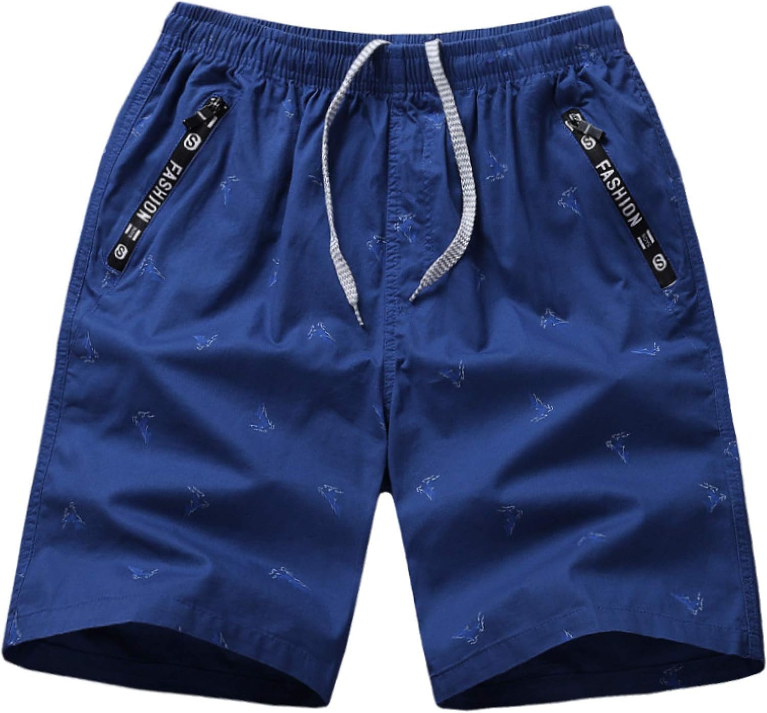 Jubaton Men's Beach Shorts Summer Loose Large Size Classic Elastic