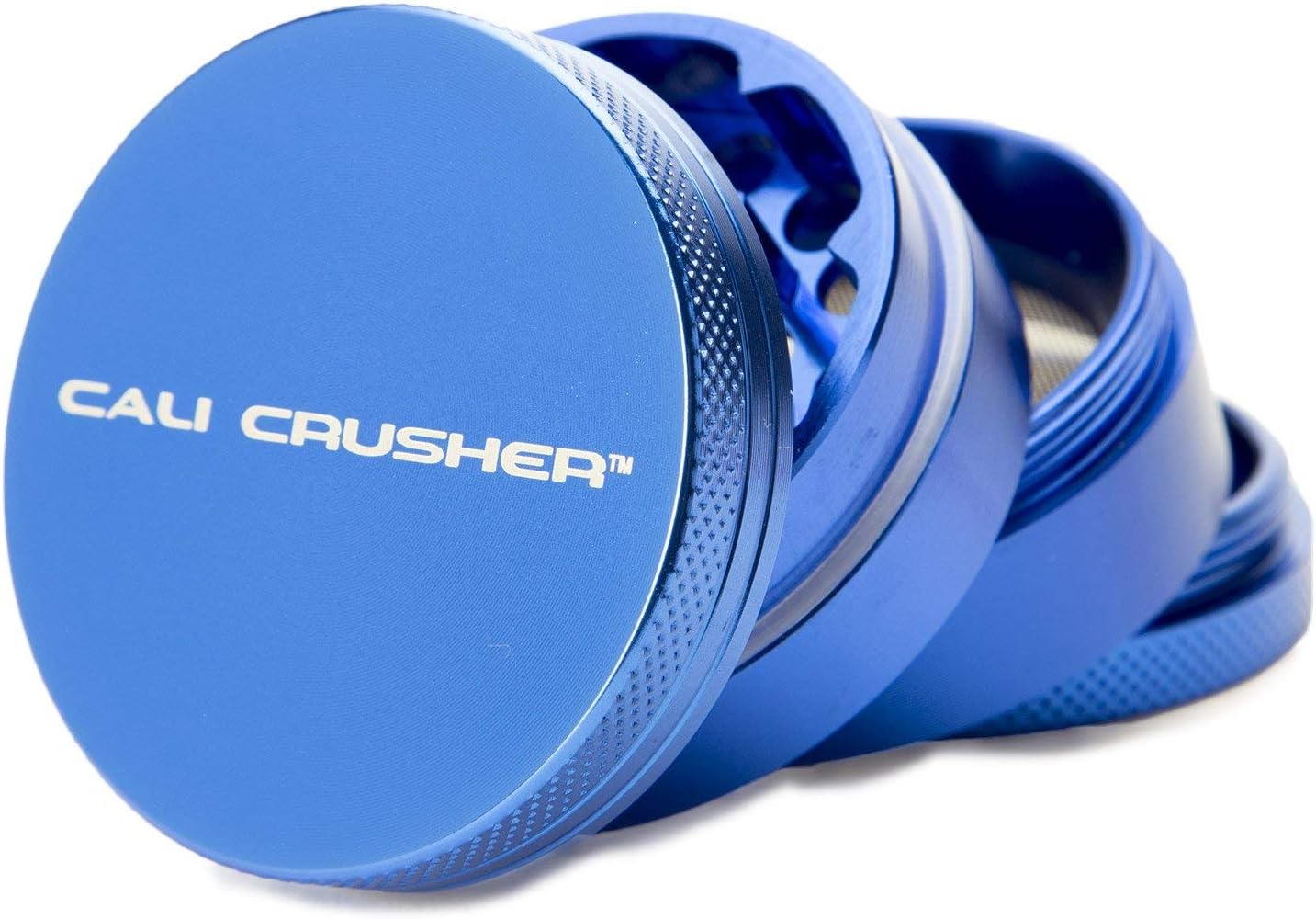 Cali Crusher Herb Grinder 4 Piece Blue