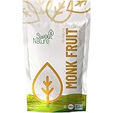 Sweet Nature Monk Fruit Sweetener Classic Non GMO Gluten Free Sugar Substitute, 16 oz