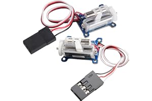 Wishiot 2pcs 1.5g Micro Servo Linear Digital Servo Fast Response Linear Actuator for 3D Flight Crafts Indoor Aircraft Small RC Plane