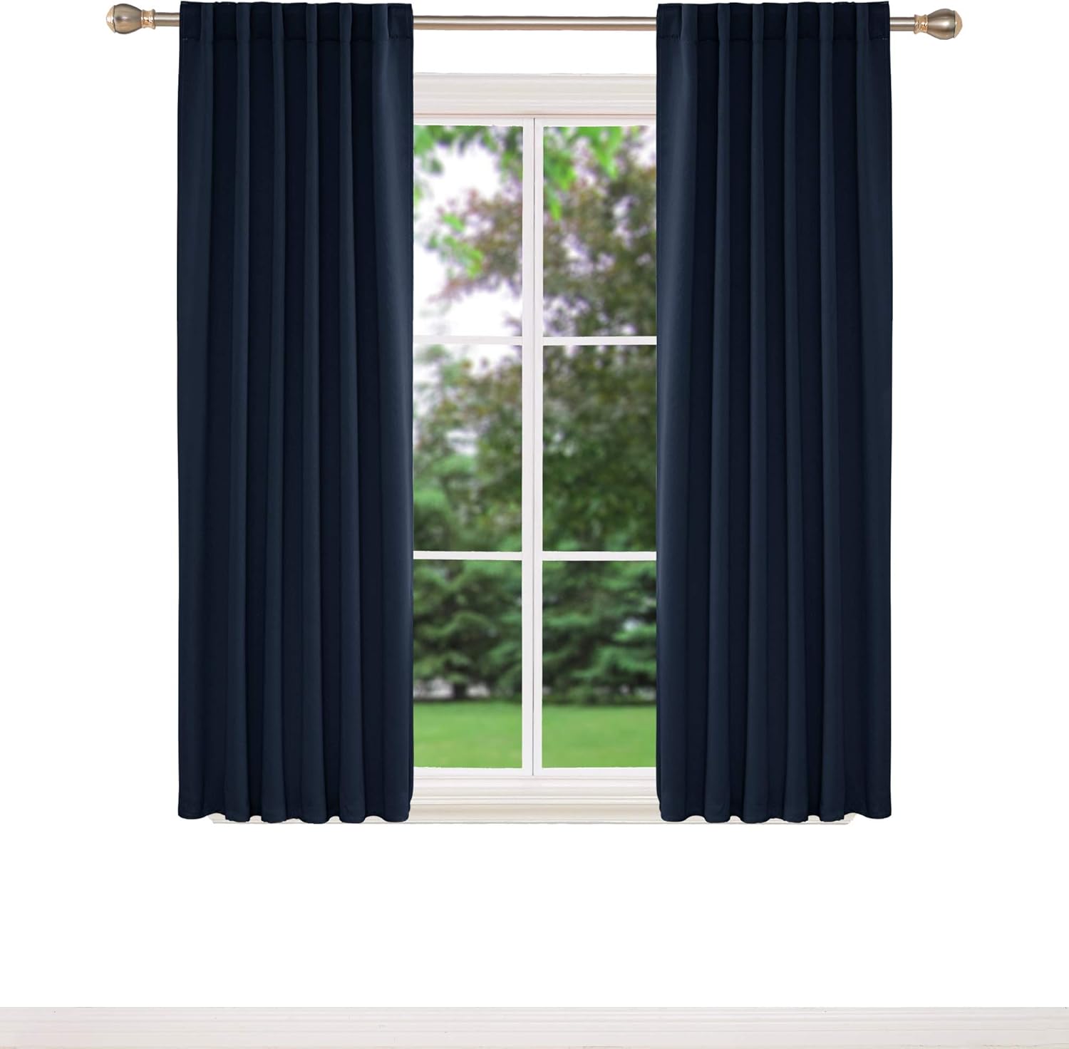 Deconovo Lot De 2 Rideaux Occultant Avec Pattes Invisibles Rideaux Salon Design Moderne Rideau Chambre Enfant Fille Rose 117x138cm Cuisine Maison Rideaux Et Draperies