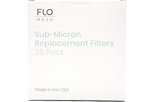 Flo Mask Kids - Sub-Micron Replacement Filters (25-Pack) for Children's Mask, Made in USA