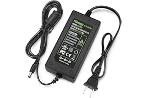 Facmogu 24V 3A 72W Power Supply Adapter Converter, 100-240V 50/60Hz AC to DC 24 Volt 3Amp Power Supply, 5.5x2.5mm & 5.5x2.1mm