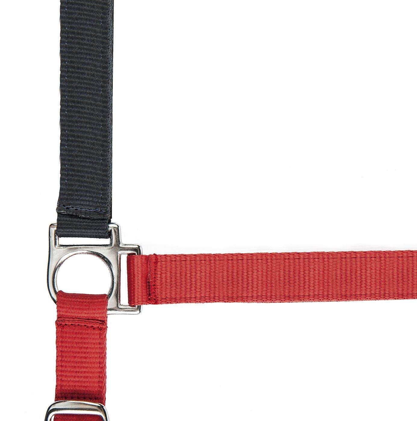 HKM Nylon Headcollar Flags with Carabiner Hook