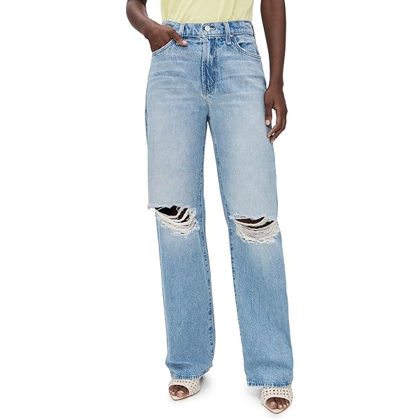 MOTHER Women's The Rambler Sneak Jeans, TCB, Blue, 26 at Amazon