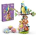 Flowers and Parrot Building Set- 1162pcs, Compatible with Lego Flower, Cute Bird and Succulent Botanical Collection Set,Nice Gift for Her or Him for Valentines & Mother’s Day and Anniversary