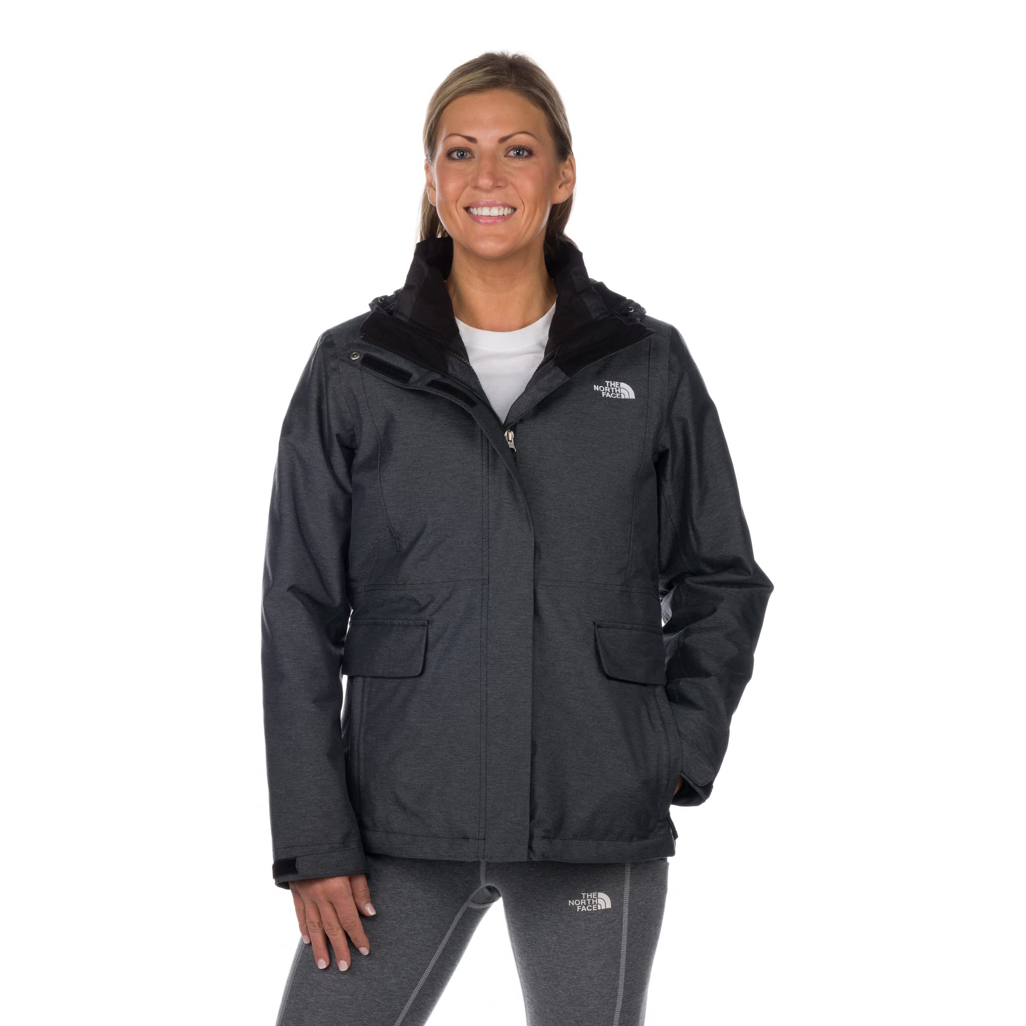 Photo 1 of THE NORTH FACE Monarch Triclimate Womens Jacket TNF Black Heather Small