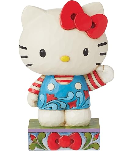 Enesco Sanrio by Jim Shore Hello Kitty Waving Classic Big Figurine