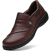 QAE Loafers for Women Orthopedic Shoes Comfortable Slip-Ons Work Flats Womens Business Casual Dress Penny Loafers