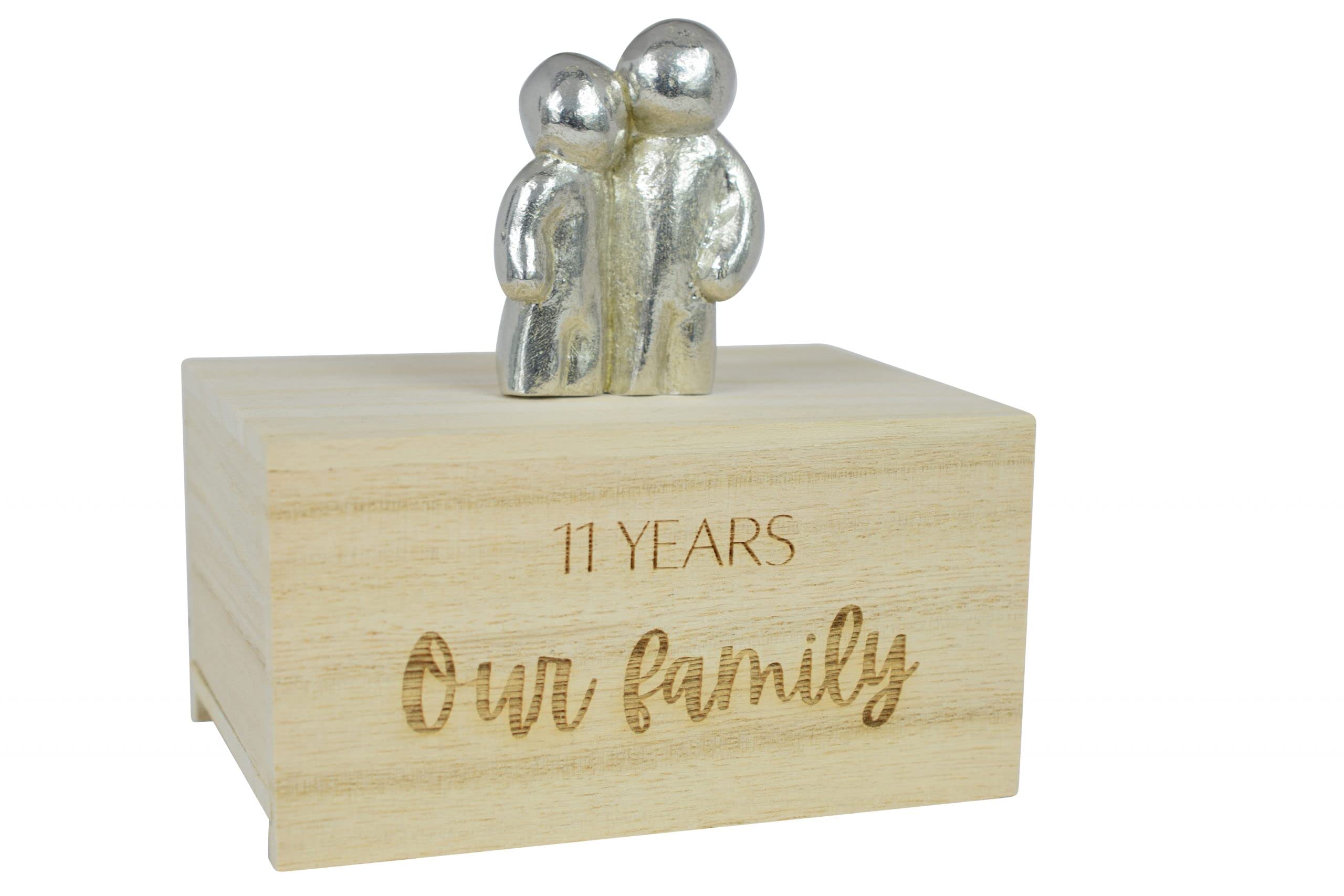 11 Year Anniversary Our Little Hugging Family Choose Amount of Children (0 Children)