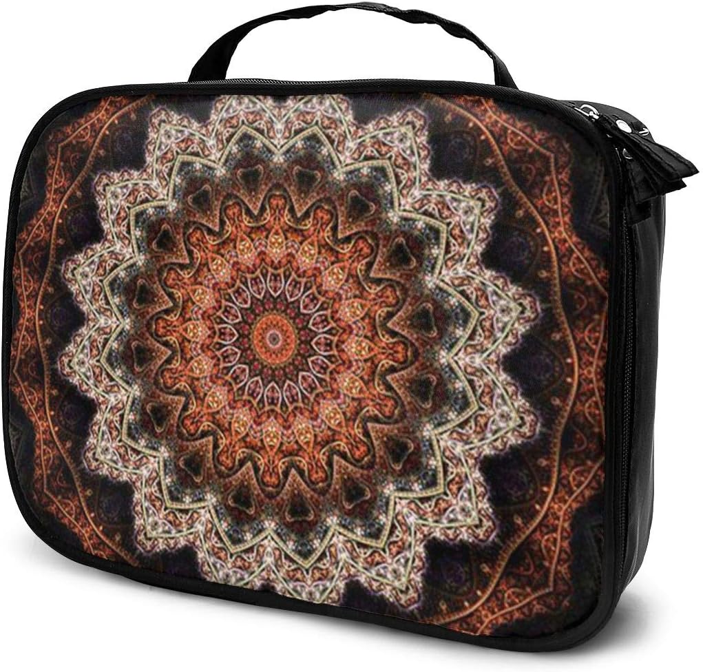 Shunga46s Marcelo Dalla Travel Makeup Train Case Makeup Cosmetic Case Organizer Portable Artist Storage Bag for Cosmetics Makeup Brushes Toiletry Jewelry Digital Accessories