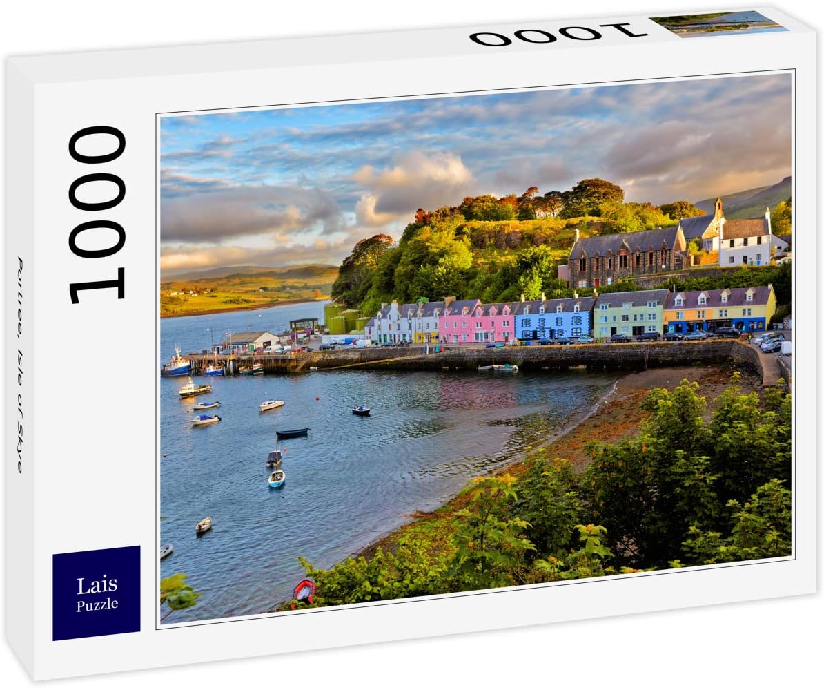 Lais Jigsaw Puzzle Portree, Isle of Skye 1000 Pieces Amazon.co.uk