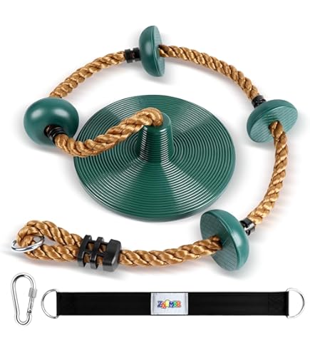 TOPNEW 6.6 Ft Climbing Rope Ladder For Kids, Climbing Ladder Hanging Rope Ladder For Indoor Play Set And Outdoor Tree House, Playground Swing Set And Ninja Slackline