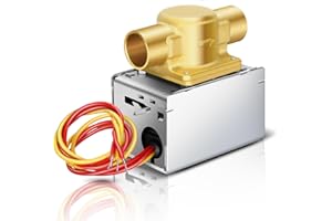 ANRAIN for Honeywell V8043e1012 Zone Valve, 3/4" Sweat Zone Valve Perfect Replacement for a Failed Honeywell Valve for Heating Loop System (Connection = 18" Leads), Easy to Install