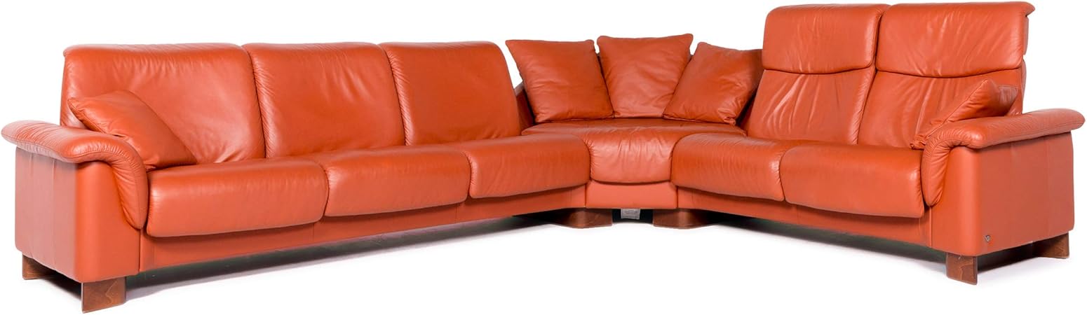Amazon Com Stressless Eldorado Leather Corner Sofa Orange