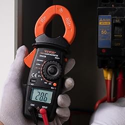 VEVOR Digital Clamp Meter T-RMS, 2000 Counts, 400A