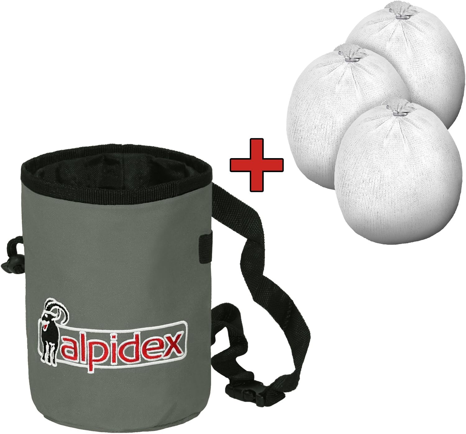 ALPIDEX Chalkbag in including 3 x Chalk Ball 35 g BigaMart