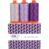 Aurifil Thread CB AmalfiPurple 3pc, assorted purples