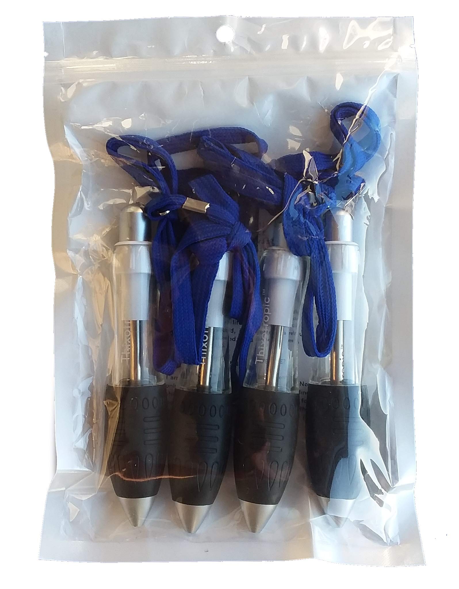 Super Big Fat Pens: Large, Easy to Hold Pens for Arthritis (4 pack), Longer Lasting Black Ink Cartridge