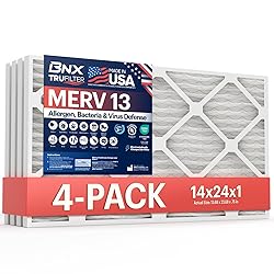 BNX TruFilter 14x24x1 Air Filter MERV 13