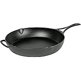 Lodge Blacklock 12" Triple Seasoned Cast Iron Skillet - Lightweight - Easy Cleanup - Premium Cookware