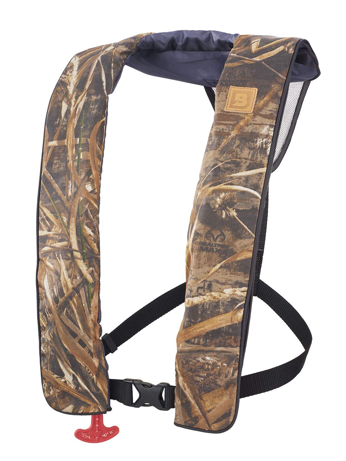 BLUESTORM Cirrus26 Inflatable PFD Life Jackets for Adults | US Coast Guard Approved Automatic Life Vest w/Manual Override Convertibility (Max7 Camo) Image