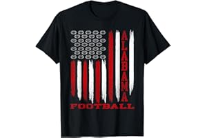 AWESOME FOOTBALL SHIRTS Patriotic USA Flag Alabama Football Season Party T-Shirt