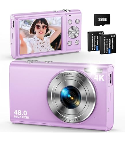 Amazon.com : Digital Camera, Autofocus 48MP UHD 4K Vlogging Camera