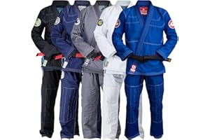 Gold BJJ Aeroweave Jiu Jitsu Gi - Ultra Lightweight BJJ Gi - Preshrunk Brazilian Jiu Jitsu Uniform for Men