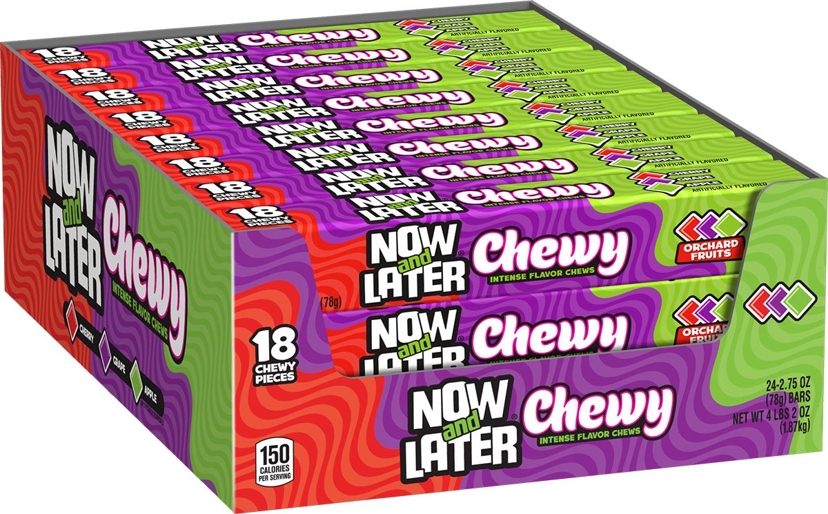 Now & Later Classic Bar, Assorted, 2.75Ounces Packages