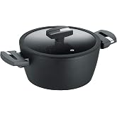 Berndes Balance Induction Enduro Kochtopf Cooking pot 20 cm, eu20, Black