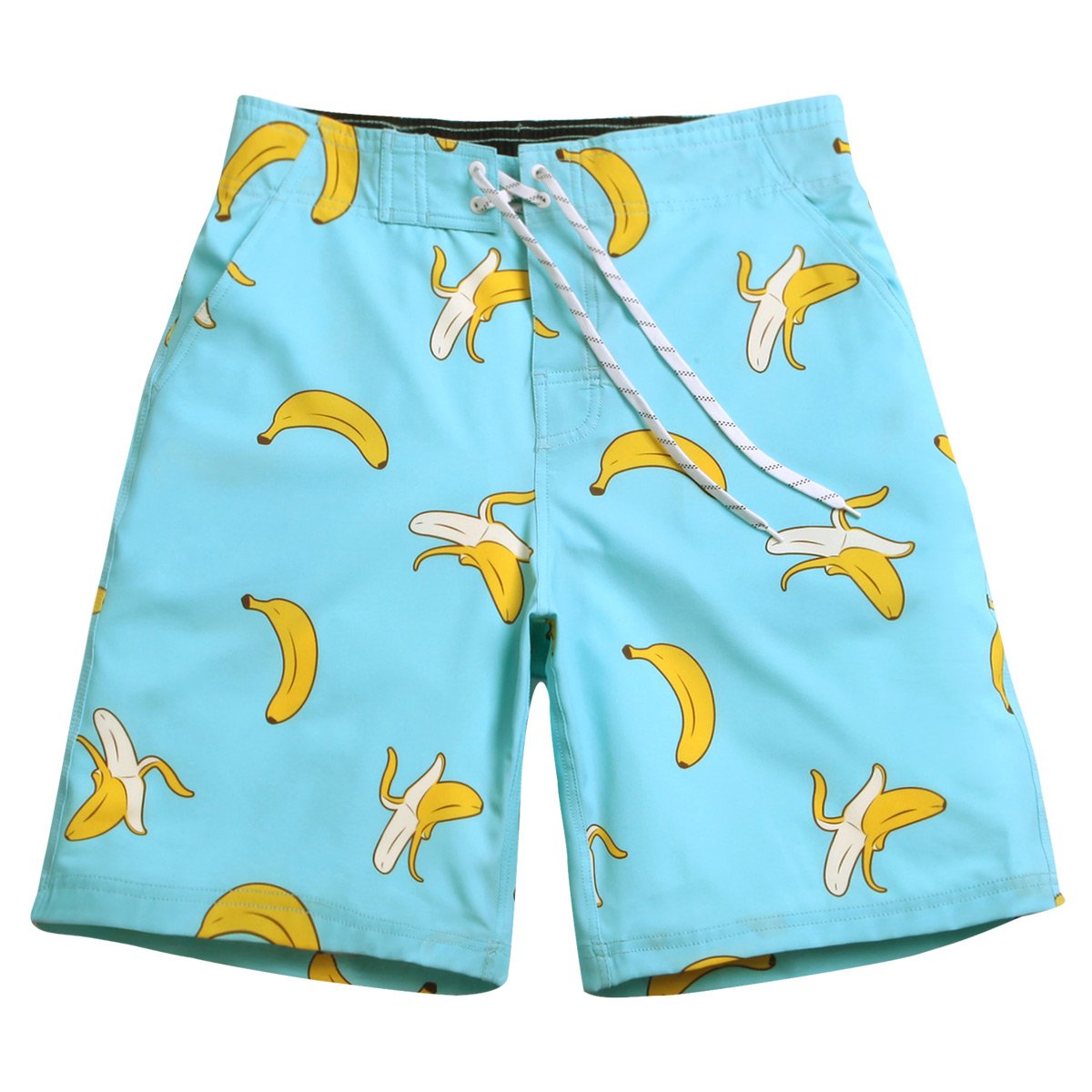 SULANG Men's Board Shorts Slim Fit Ultra Quick Dry No Mesh Lining