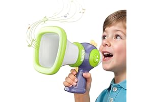 iPlay, iLearn Kids Voice Changer Toy, Toddler Megaphone W/ Fun Sound Effect, Voice Changing Device Indoor Outdoor Play Novelty Toy, Birthday Party Stocking Gag Funny Gift 3 4 5 6 7 8 Year Old Boy Girl