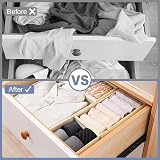 Kiswleon 12-Piece Drawer Organisers Folding Wardrobe Dividers Clothes Storage view 5
