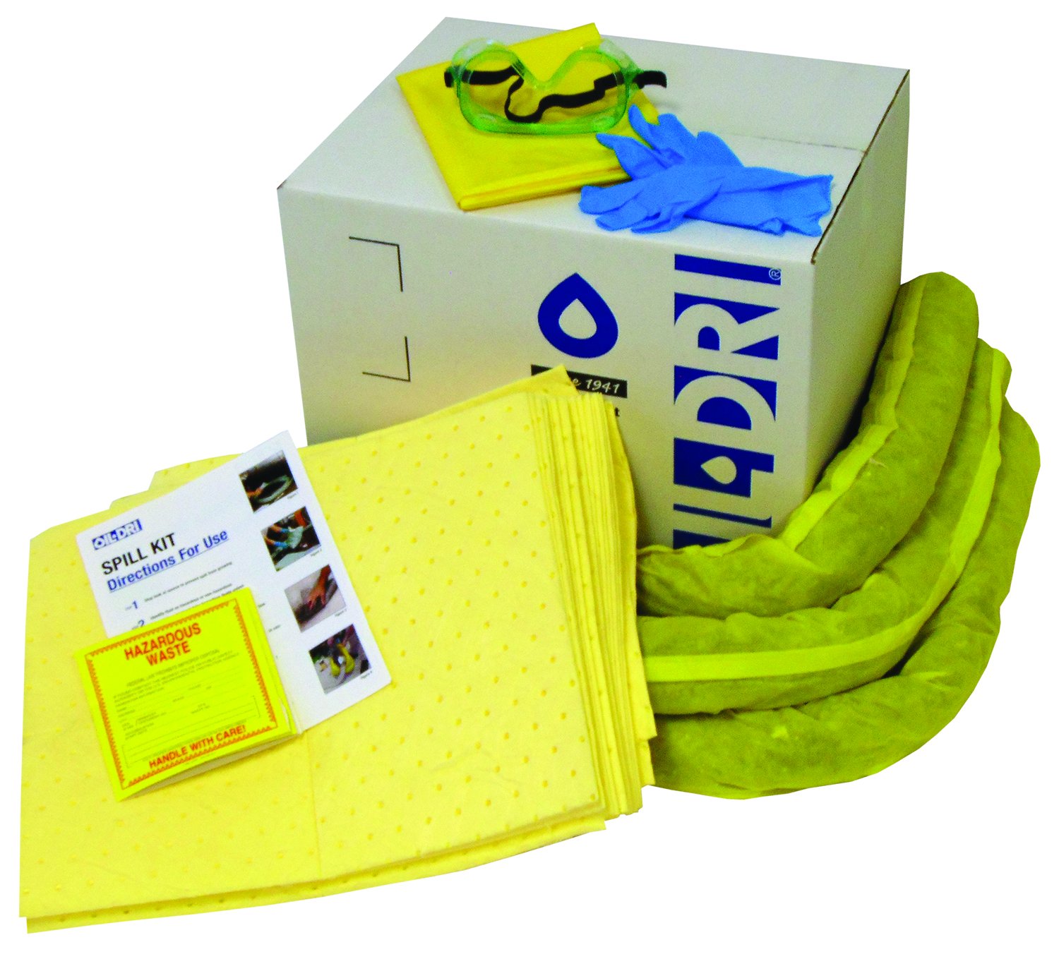 Oil Dri L91310 Haz Mat Overpack Spill Kit 10 gal Hazardous Material