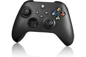 VAOMON Wireless Controller Compatible with Xbox One,Xbox Series X/S,Xbox One X/S,Xbox Elite Series,Windows 10/11 - Gaming Controller with Share Button,3.5mm Headphone Jack,2.4G Adapter-Black
