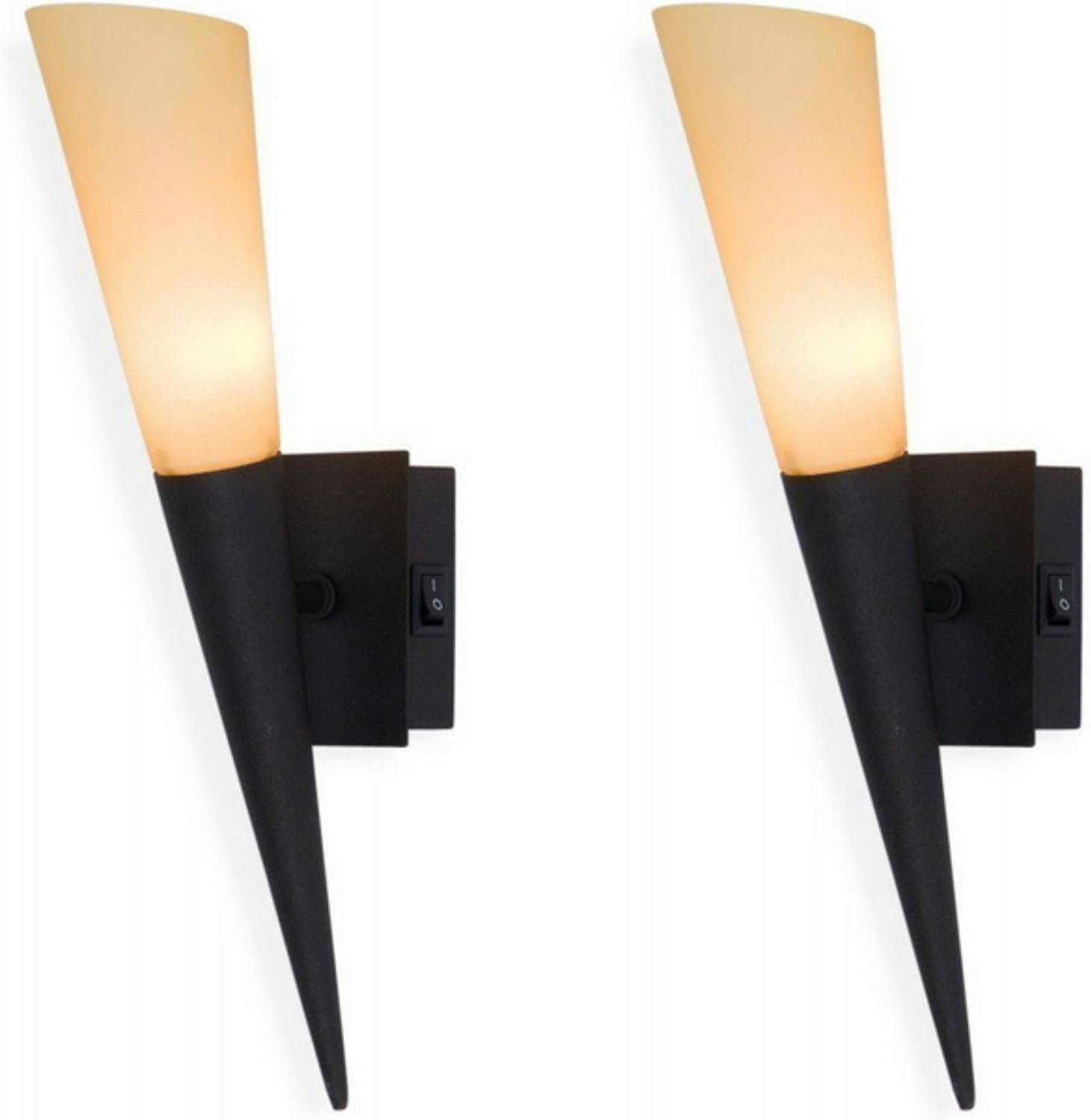 2er Set Led Wandfackel Liverpool,Wandleuchte,mediterrane Wandlampe,Leuchte,Lampe,Fackel,rostbraun, inkl. 1 x G9 Led 3 Watt /300 Lumen [Energieklasse A+]