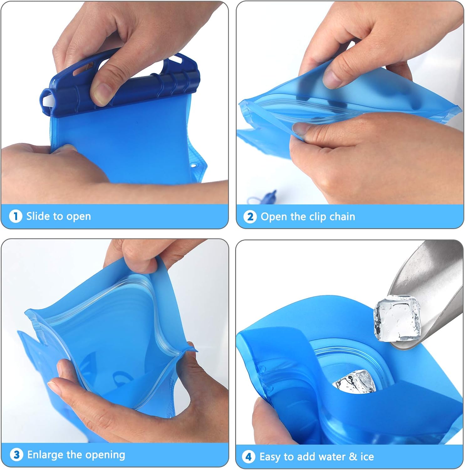 UPBOXN Hydration Bladder 3L Water Reservoir, BPA Free Leak Proof Water Storage Bladder Bag, Taste Free Hydration Pack Replacement for Outdoor Hiking Camping Biking Backpacking : Sports & Outdoors