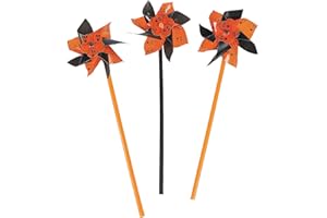 Fun Express Halloween Pinwheels - Bulk Set of 36 - Party Favors, Handouts and Decor