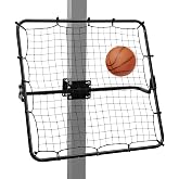 Basketball Rebounder Passback Net, Multi-Sport Training Rebound Net, Easy Set up on 2''~6'' Pole, Easy Adjustable, for Passing and Shooting Practice