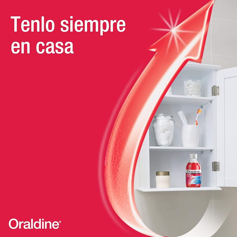 Enjuague Bucal Antiséptico Uso Diario, 400 ml y 200 ml, 2 uds