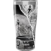 Tervis Traveler Disney - Nightmare Before Christmas Torn Collage Triple Walled Insulated Tumbler Travel Cup Keeps Drinks Cold & Hot, 20oz, Stainless Steel